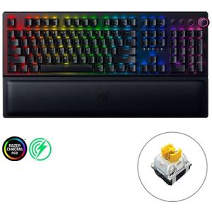 RAZER BLACKWIDOW V3 PRO RGB Verlichting Draadloos Mechanisch toetsenbord (gele as)