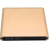 Aluminium Externe DVD-recorder USB3.0 Mobile Externe Desktop Laptop Optical Drive (Gold)