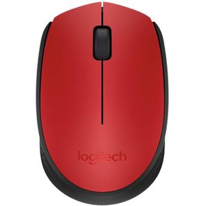 Logitech M170 1000DPI USB Wireless Mouse with 2.4G Receiver (Red)