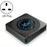 X96 X4 8K Smart TV Box Android 11.0 Media Player met afstandsbediening  AmLogic S905x4 Quad Core Arm Cortex A55  RAM: 4GB  ROM: 64 GB  ondersteuning 100m  Dual Band WiFi  Bluetooth  Britse plug