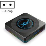 X96 X4 8K Smart TV Box Android 11.0 Media Player met afstandsbediening  AmLogic S905x4 Quad Core Arm Cortex A55  RAM: 4GB  ROM: 32 GB  ondersteuning 100m  Dual Band WiFi  Bluetooth  EU-plug