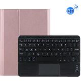 M10-C 2 in 1 verwijderbare Bluetooth-toetsenbord + lederen tablet-behuizing met touchpad & houder voor Lenovo Tab M10 TB-X505X (ROSE GOUD)