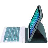 C06B ultradunne snoepkleuren Bluetooth-toetsenbord Tablet Case voor iPad Mini 6  met Stand & Pen Slot (Dark Green)