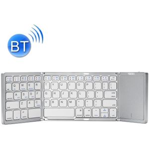 B089T opvouwbare Bluetooth -toetsenbord oplaadbaar met touchpad