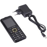 W23 oudere telefoon  2.2 inch  800mAh batterij  21 toetsen  ondersteuning voor Bluetooth  FM  MP3  GSM  Triple SIM (Goud)