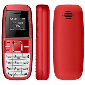 Mini BM200 Mobiele telefoon  0 66 inch  MT6261D  21 toetsen  Bluetooth  mp3 -muziek  dubbele sim  netwerk: 2G