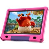 Pritom B10K kindertablet-pc  10 1 inch  3 GB + 64 GB  Android 12 Allwinner A133 Quad Core CPU  ondersteuning voor 2.4G WiFi / BT 4.0  wereldwijde versie met Google Play (roze rood)