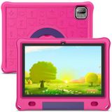 Pritom B10K kindertablet-pc  10 1 inch  3 GB + 64 GB  Android 12 Allwinner A133 Quad Core CPU  ondersteuning voor 2.4G WiFi / BT 4.0  wereldwijde versie met Google Play (roze rood)