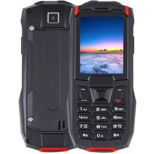 Rugtel R2C robuuste telefoon  IP68 Waterdicht Stofdicht Schokbestendig  2 4 inch  MTK6261D  2500mAh Batterij  SOS  FM  Dual SIM (Rood)