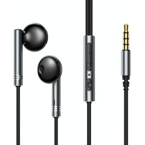 JOYROOM JR-EW06 3 5 mm draadgestuurde metalen half-in-ear gaming-oortelefoon met microfoon
