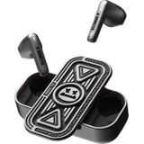 D Monster D15 IPX4 Draadloze Bluetooth 5.3 Koptelefoon Vingertop Spinner (Zilver)