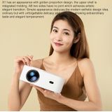 Wanbo-projector X1 Max Android 9.0 1920x1080P 350ANSI lumen draadloos theater (UK-stekker)