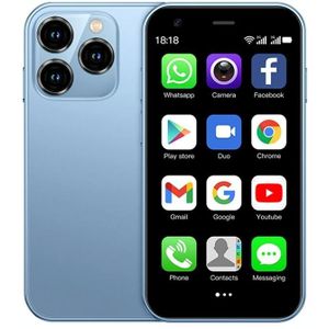 SOJA XS15  2GB+16GB  3.0 inch Android 8.1 MTK6580 Quad Core tot 1 3 GHz  Bluetooth  WiFi  GPS  Netwerk: 3G  Dual SIM (Blauw)