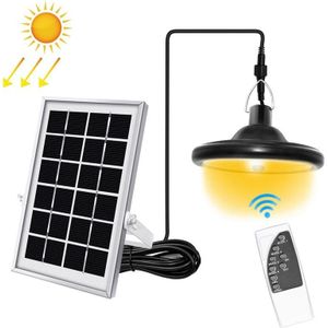 Slimme inductie 56LEDs zonne-licht binnen en buiten tuin garage LED-lamp  licht kleur: warm licht (zwart)