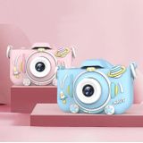 Q10 HD 1080P Dual-Camera Astronaut Kids Camera Foto en Video Digitale Camera(Roze)