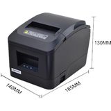 Xprinter XP-A160M Thermal Printer Catering Bill POS Kassa Printer  Style:EU Plug(Network Port LAN)