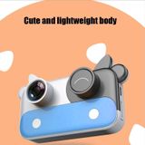 Koe WIFI Kids Camera Mini SLR Cartoon Digitale Camera (Bruin)