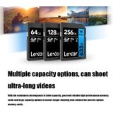 Lexar SD-633X High Speed SD-kaart SLR Camera geheugenkaart  capaciteit: 256 GB