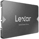 Lexar NS100 2 5 inch SATA3 Notebook Desktop SSD Solid State Drive  Capaciteit: 256 GB (Grijs)