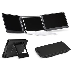 Tri Screen (2025) | 14 inch | Full HD | Portable Monitor | Aluminium Behuizing | USB-C | Triple Monitor | Draagbare Monitor