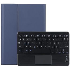 Bluetooth -toetsenbord Dy-P10-C 2 in 1 verwijderbare Bluetooth-toetsenbord + Beschermende lederen tablethoes met touchpad & houder voor Lenovo Tab p10 10.1 inch Bluetooth -toetsenbord