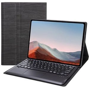 Bluetooth toetsenbord SF128-A Boom Textuur Touchpad Bluetooth Toetsenbord Lederen Tablet Case Voor Microsoft Oppervlak Pro 8 Tablet toetsenbord