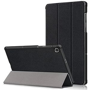 Magnetische Vouw Lederen Stand Tablet Shell Funda Compatibel Met Lenovo Tab M10 HD 2nd Gen Case TB x306f x505 x605 Cover (Color : Black, Size : Tab M10 TB-X505F X L)