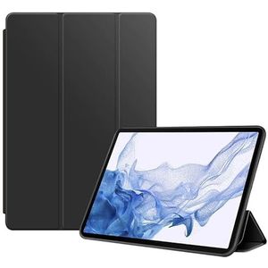 Tablet hoes compatibel met Samsung Galaxy Tab A8 X200 A7 T500 A7 Lite T220 S6 Lite S7 S8 PU lederen Smart Cover (Color : Black, Size : S8 11 inch X700 X706)