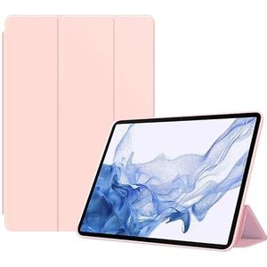 Tablet hoes compatibel met Samsung Galaxy Tab A8 X200 A7 T500 A7 Lite T220 S6 Lite S7 S8 PU lederen Smart Cover (Color : Pink, Size : Tab S6 Lite 2022)