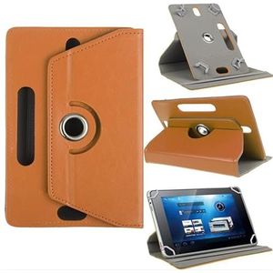 Compatibel Met LG G Pad 8.3 V500 8.3 inch Tablet 360 Graden Roterende Universele Tablet PU Lederen beschermhoes (Color : Orange)