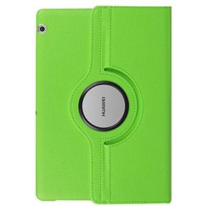 Stand 360 Roterende Case Compatibel Met Huawei MediaPad T5 10 T3 9.6 M5 Lite 10.1 8.0 MatePad Pro 10.8 10.4 T8 Tablet Funda (Color : Green, Size : M5 Lite 10.1)