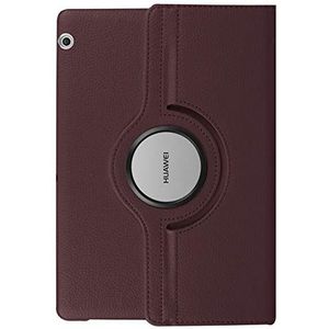 Stand 360 Roterende Case Compatibel Met Huawei MediaPad T5 10 T3 9.6 M5 Lite 10.1 8.0 MatePad Pro 10.8 10.4 T8 Tablet Funda (Color : Brown, Size : T3 10)