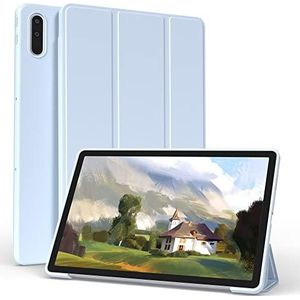 Magnetische Tri-Fold Stand Tablet Case Compatibel met Lenovo Tab M10 3rd Gen 10.1“ TB-328FU/328XU 2022 11.2"" 10.6"" (Color : Skyblue, Size : M10Plus 3rd TB128FU)