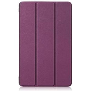 Compatibel Met Samsung Galaxy Tab S8 S7 Plus S7 FE SM-T970 S6 Lite S8 2022 Sterke Magnetische Trifold Stand Tablet Case (Color : KST-Purple, Size : For Tab S7 Fe 12.4 inch)