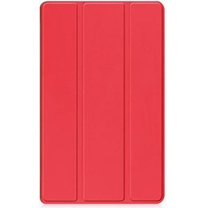 Tablet hoes compatibel met Lenovo Tab M7 TB-7305F TB-7305I M7 3e generatie TB-7306F slanke opvouwbare beschermhoes (Color : Red, Size : M7 TB-7306F)