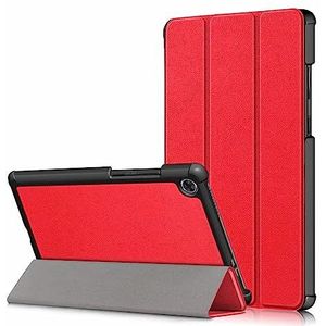 Case Compatibel Met Lenovo Tab M8 TB-8505F TB-8505X 8.0 inch M8 FHD TB-8705F/8705N Tablet Funda Capa Cover (Color : Red)