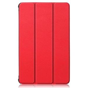 Compatibel met Lenovo Tab M8 4th GenTB-300FU/XU M8 3rd Gen HD FHD TB-8705 8505 8506F/X/N Slanke opvouwbare magnetische hoes (Color : Red, Size : M8 HD TB-8505)