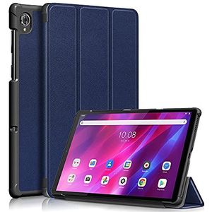 Tablet Case Compatibel Met Lenovo Tab K10 10.3 ""2021 TB-X6C6X /X6C6F Tab M10 Plus 10.6"" 3e Gen 2022 Tablet Geschilderd Shell (Color : Dark blue, Size : Tab K10 TB-X6C6 10.3)
