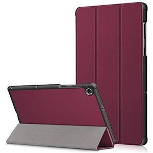 PU Leather Stand Tablet Cover Case Compatibel Met Lenovo Tab M10 FHD Plus TB-X606F/X 10.3 M10 Plus 3rd Gen 10.6 TB-125FU (Color : Wine red, Size : M10 HD 2nd Gen X306)