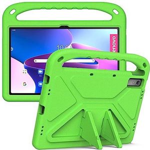 Compatibel Met Lenovo Tab P11 2nd Gen TB-350FU/TB-350XC (11.5"") EVA Tablet Hoes Kids Kinderen Cartoon Stand Cover 2022 (Color : Green, Size : For Tab P11 2nd Gen)