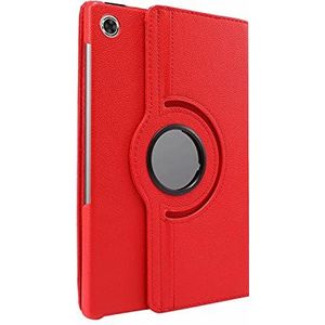 Case compatibel met Lenovo Tab M10 Plus TB-X606X X606F 10.3 ""M10 FHD 10.1 X505 X605 360 roterende standaard tablet beschermhoes (Color : Red, Size : For M10 10.1 TB-X605)