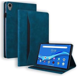 Case Compatibel Met Lenovo Tab M8 M 8 FHD TB-8505X 8505F 8506F 8705F Tablet Case PU Leather Business Folio Shell (Color : Blue, Size : Tab M8 3rd Gen 2021)