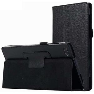 PU Leather Flip Stand Cover Compatibel Met Lenovo Tab M7 TB-7305F TB-7305I TB-7305X 7.0 inch Tablet Case Funda (Color : Black)