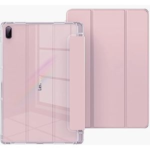 Compatibel Met Lenovo Tab P11 Pro P11 M10 Plus 3rd 10.6 Xiaoxin Pad 2022 Siliconen Stand Tablet Case Met Potlood Houder (Color : Pink, Size : P11 TB-J606F)