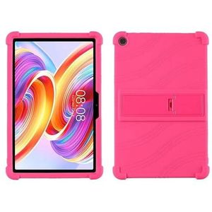 Soft Silicon Shockproof Tablet Cases Geschikt for Teclast T50 11 inch Beschermende Shell Stand Holder Cover (Color : Hot Pink, Size : For Teclast T50)