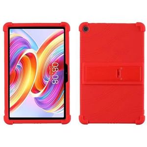 Soft Silicon Shockproof Tablet Cases Geschikt for Teclast T50 11 inch Beschermende Shell Stand Holder Cover (Color : Red, Size : For Teclast T50)