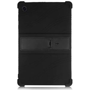 4 Cornors Thicken Silicon Cover Case met Kickstand Geschikt for Lenovo Tab M10 HD (2nd Gen) 10.1'' Tablet PC TB-X306F/X306X (Color : Black, Size : M10 HD 2nd Gen 10.1)