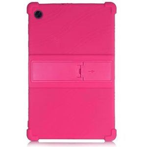 4 Cornors Thicken Silicon Cover Case met Kickstand Geschikt for Lenovo Tab M10 HD (2nd Gen) 10.1'' Tablet PC TB-X306F/X306X (Color : Rose Pink, Size : M10 HD 2nd Gen 10.1)