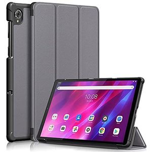 Tablet beschermhoes compatibel met Lenovo Tab K10 10,3 inch 2021 TB-X6C6X TB-X6C6F Tablet Painted Shell (Color : Gray)