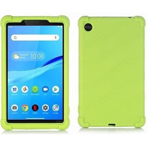 Case Geschikt for Lenovo Tab M7 Gen 3 TB-7305x Tb-7306 Kinderen Veilig Shockproof Silicone Cover Tablet Beschermhoes (Color : Green)